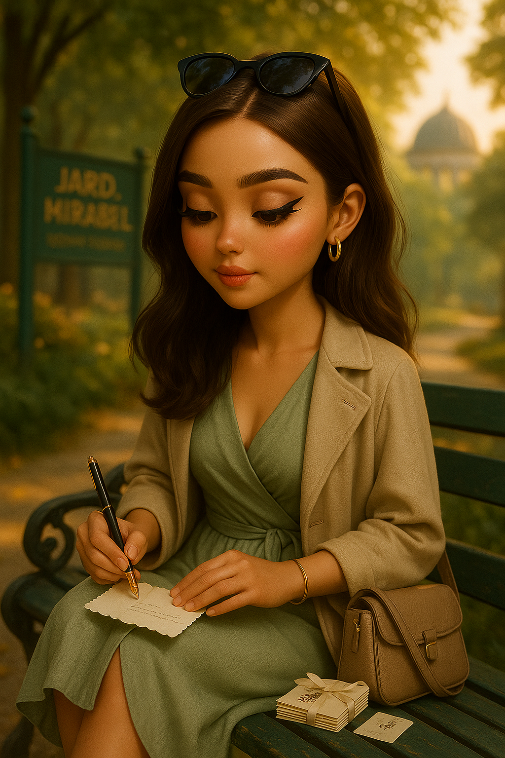 Carta de bolsillo — Jardines Mirabel