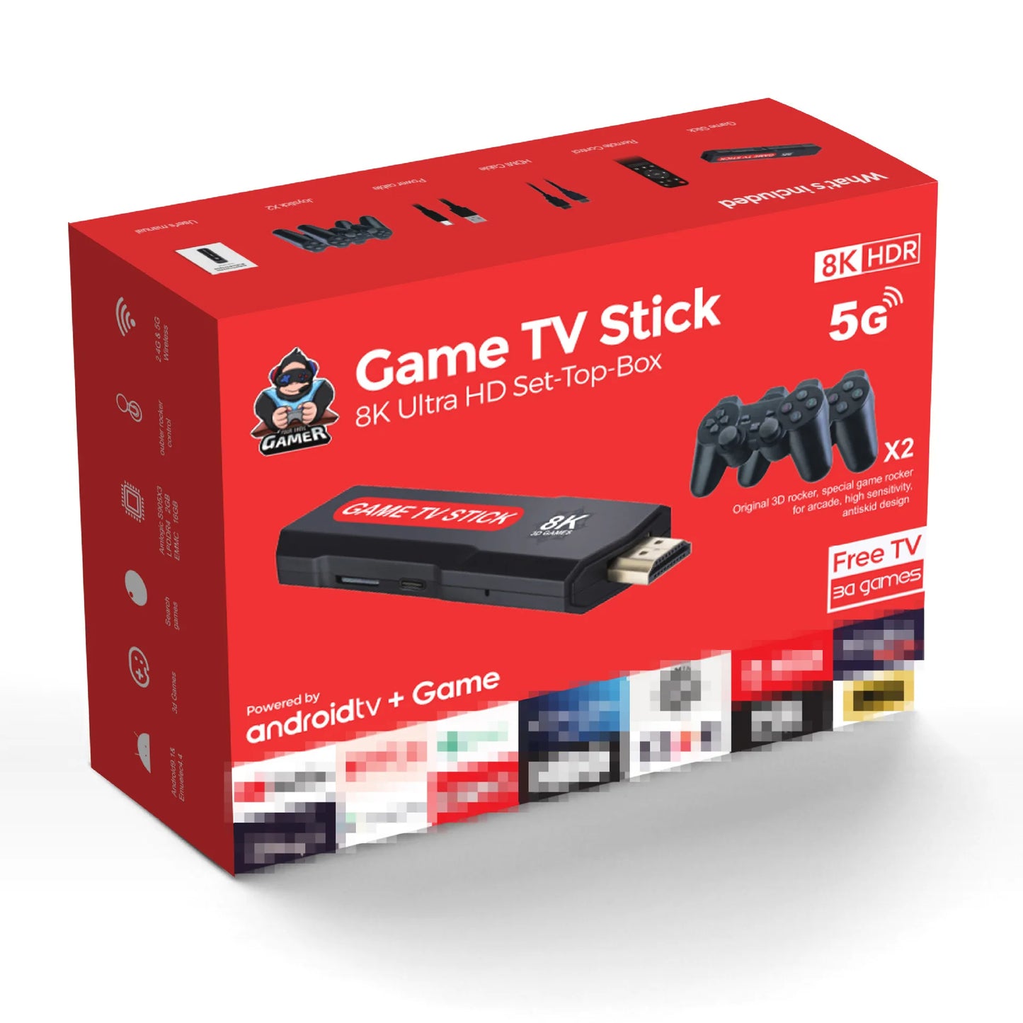 Consola de videojuegos Game Tv Stick 8k