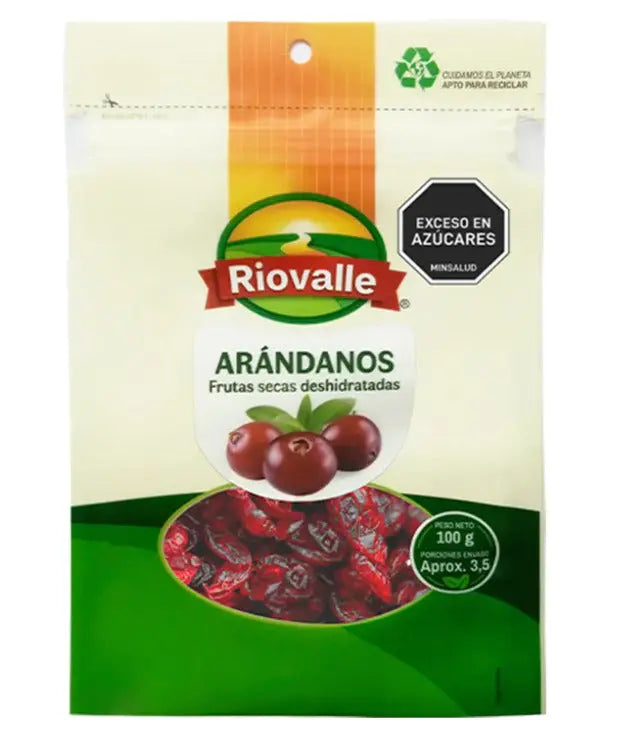 ARANDANOS RIOVALLE 100G Todopolis