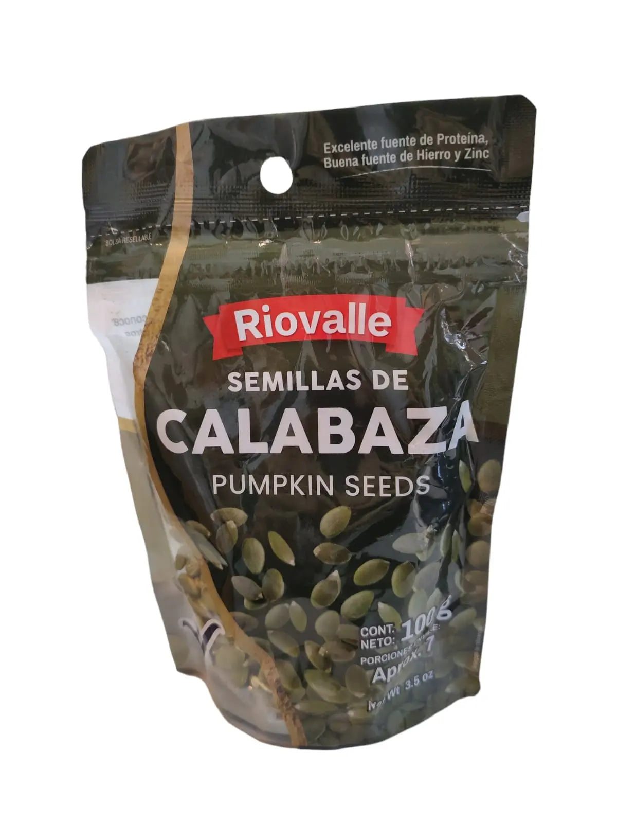 SEMILLAS DE CALABAZA RIOVALLE 100G Todopolis