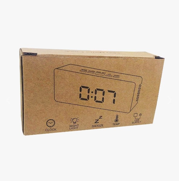 RELOJ DIGITAL DE MESA CON ALARMA T11-003 Todopolis