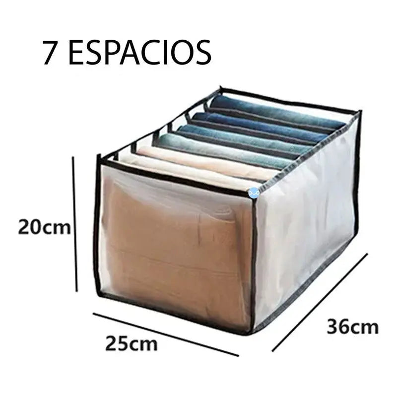 Organizador De Ropa Plegable 7 Espacios Todopolis