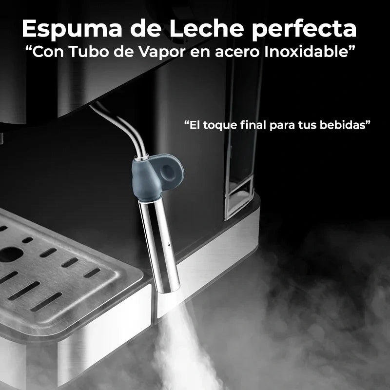Coffee Maker Profesional Automática - Máquina de Café Espresso con Espumador de Leche