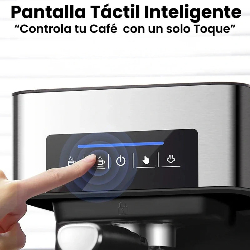 Coffee Maker Profesional Automática - Máquina de Café Espresso con Espumador de Leche