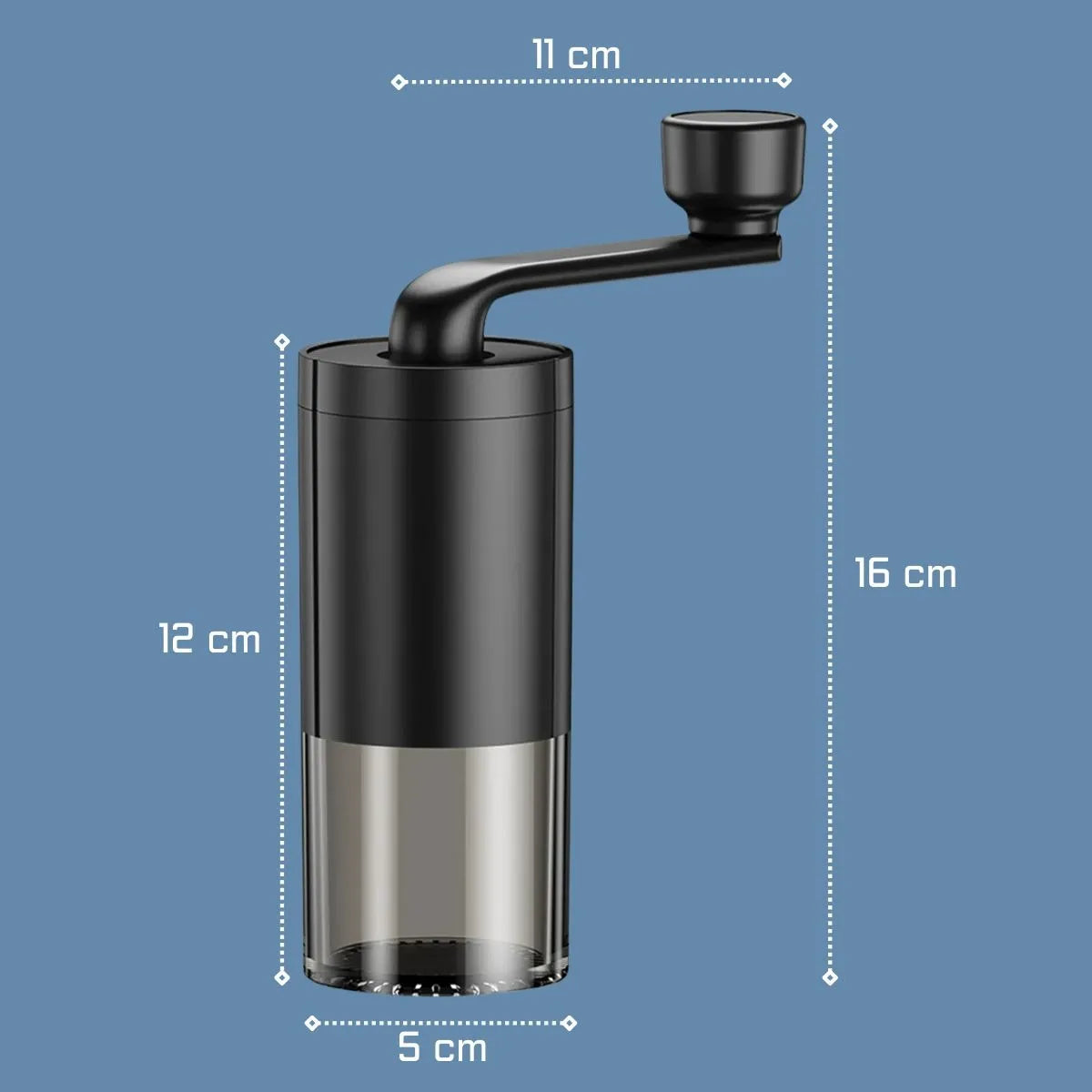 Molino de Café Manual - Molinillo de Granos Profesional para Café Artesanal