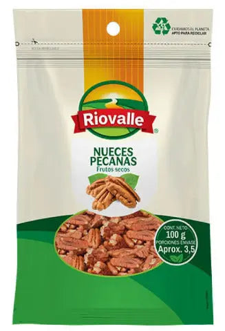 NUECES PECANAS RIOVALLE 100G Todopolis