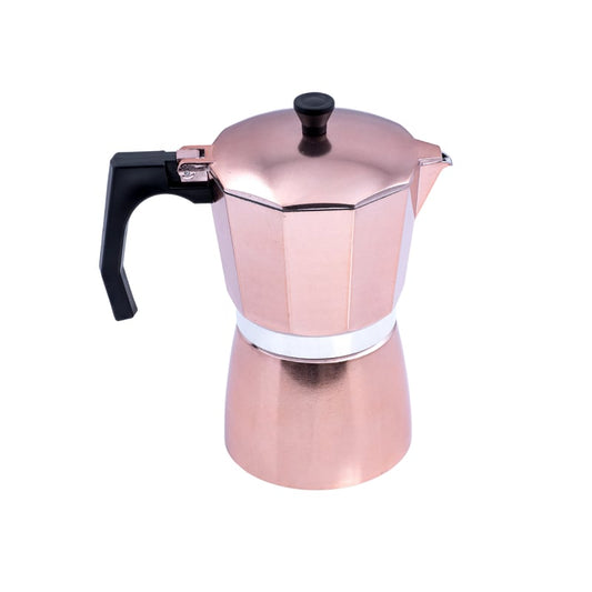 Cafetera oro rosa 9tz