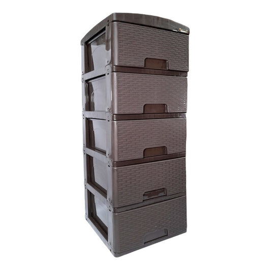 Cajonero Practimueble Plástico X 5 Rattan Colplast