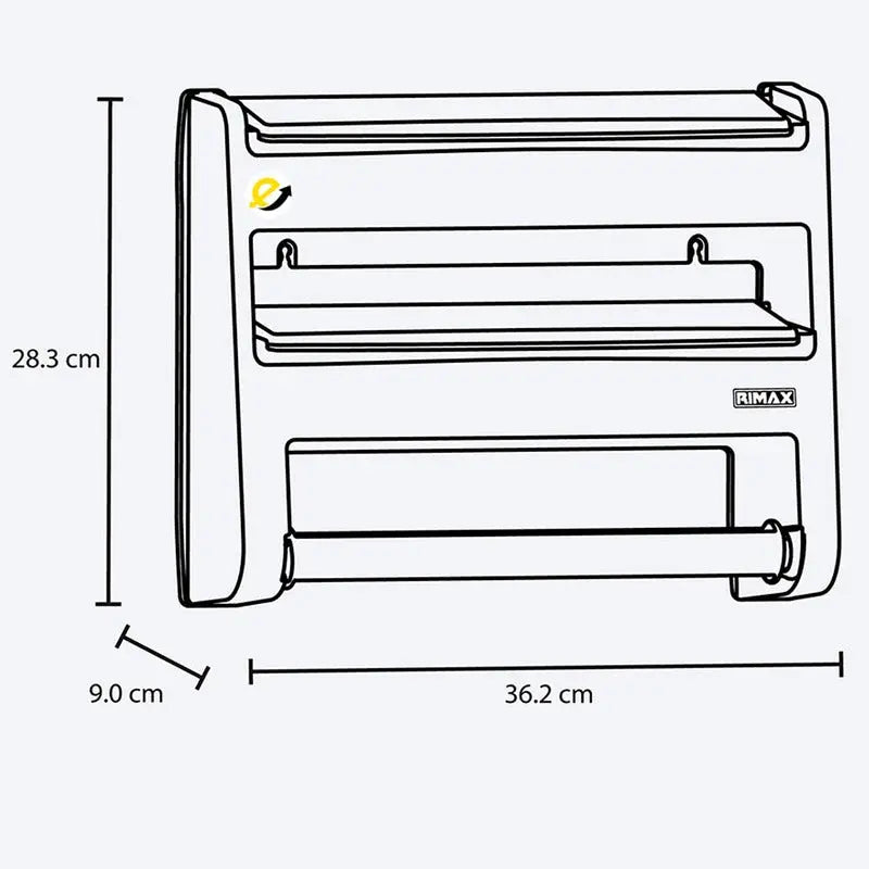 Porta Rollo Triple Rimax Todopolis